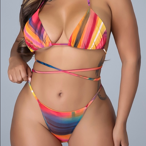 4/28 Rich Rich Vibez Bikini Set - Picture 4 of 7